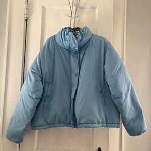 BDG Sky Blue Puffer Jacket